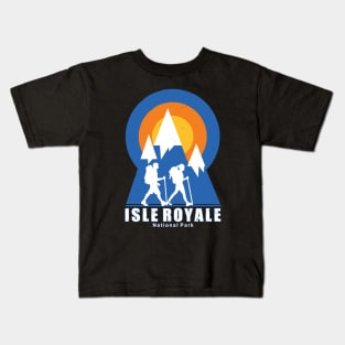 Hiking in Isle Royale National Park Kids T-Shirt